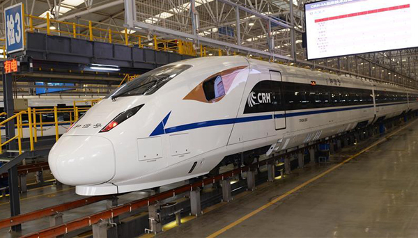 CRH3A型動車組即將亮相西成高鐵(組圖)