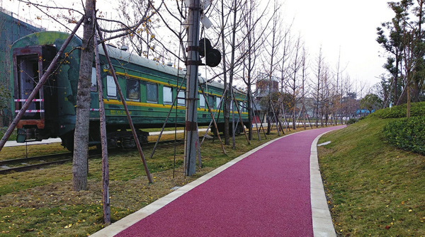 鐵路遺跡為主導(dǎo) 成都二仙橋公園開園