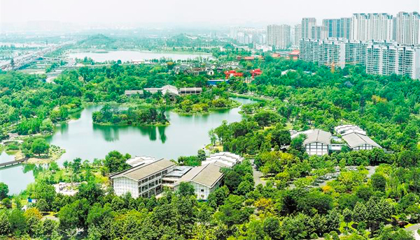 天府錦城生態(tài)公園：展天府文化 繪蜀川畫(huà)卷