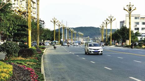 高坪区东顺路提升改造工程全线竣工.记者 张力 摄