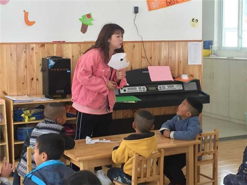 手拉手促v小学龙盛小学赴丹巴送教送培英语如何初中差生学好图片