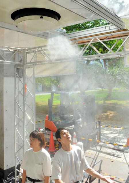 噴霧裝置在炎炎夏日是否真的可以降溫？日本科研團隊展開實證試驗