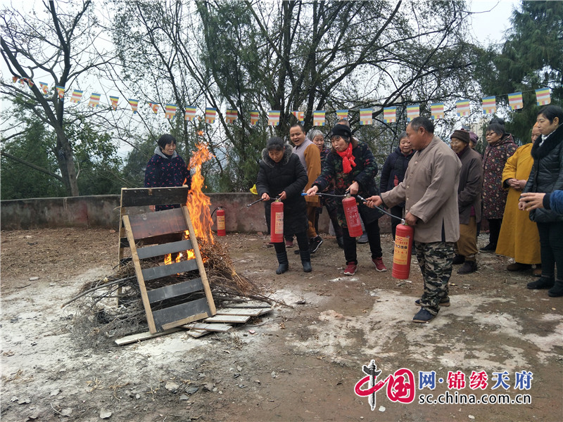 大英縣消防大隊組織宗教場所開展消防安全知識培訓