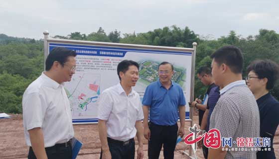 南充市委常委,宣传部长王忠臣调研南充高中顺庆,高坪校区建设项目