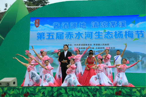 古蔺茅溪镇举行第五届赤水河生态杨梅节