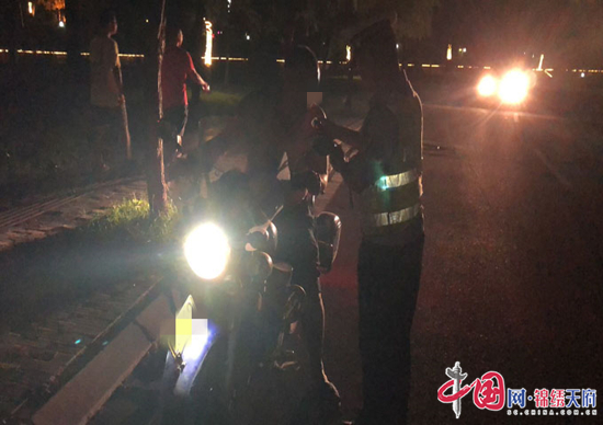 蓬溪县交警动力不减 扎实开展周末夜查集中整治行动