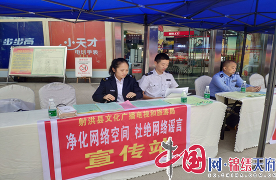射洪县文化广播电视和旅游局积极开展网络安全宣传活动
